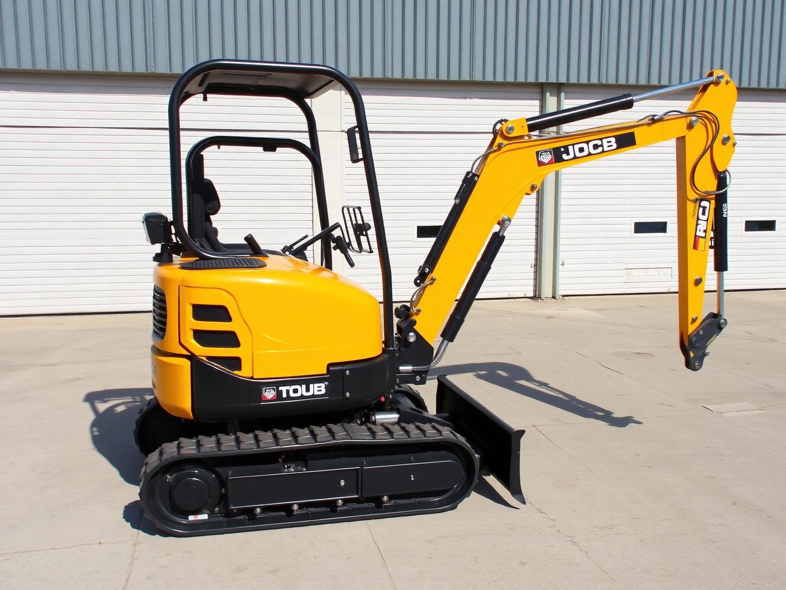 JCB 48Z-1 5 tonne zero tail swing mini excavator